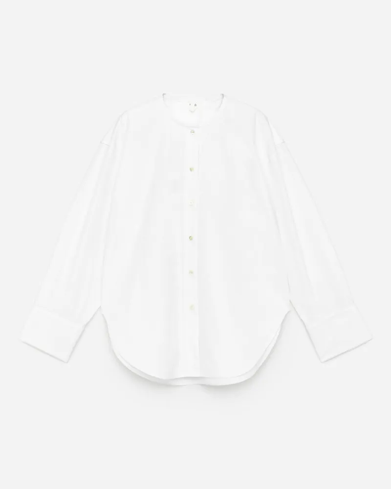 Arket Baumwollbluse -Weiß Weiß