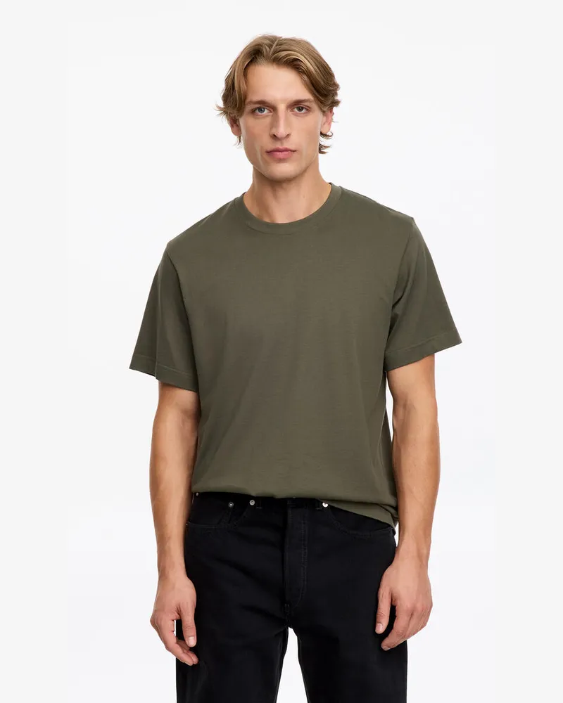 Arket Lockeres T-Shirt 220 GSM -Grün Grün