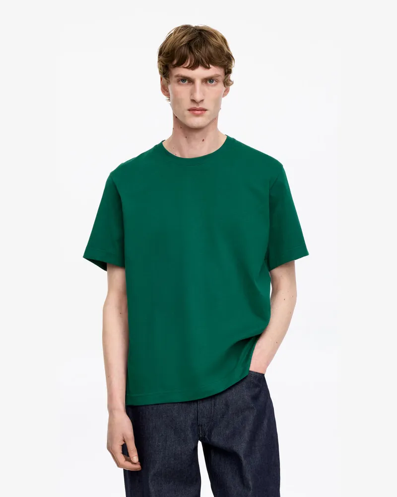 Arket Lockeres T-Shirt 220 GSM -Grün Grün