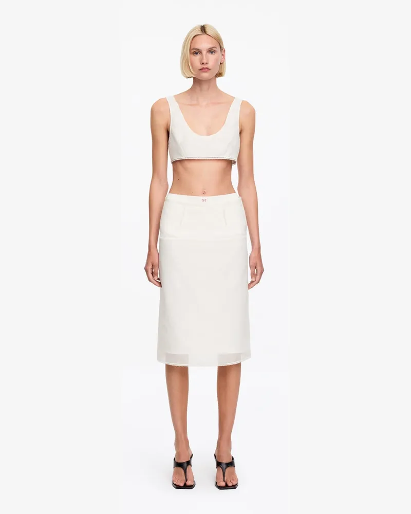 Arket ARKET Und Laila Gohar Bleistiftrock -Weiß Weiß