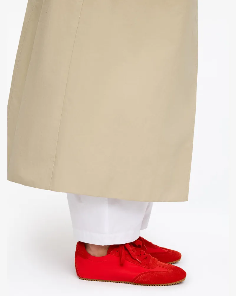 Arket Sneaker Aus Veloursleder Und Nylon -Rot Rot