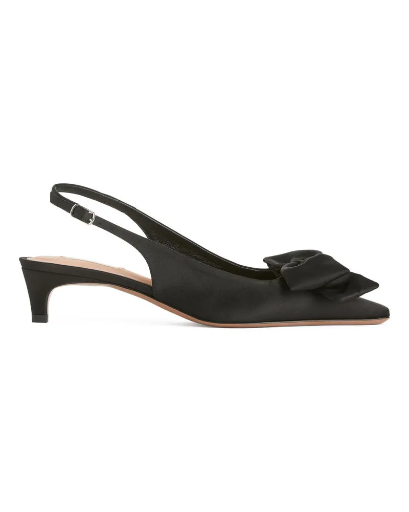 Arket Slingback-Pumps Mit Schleife - Schwarz Schwarz