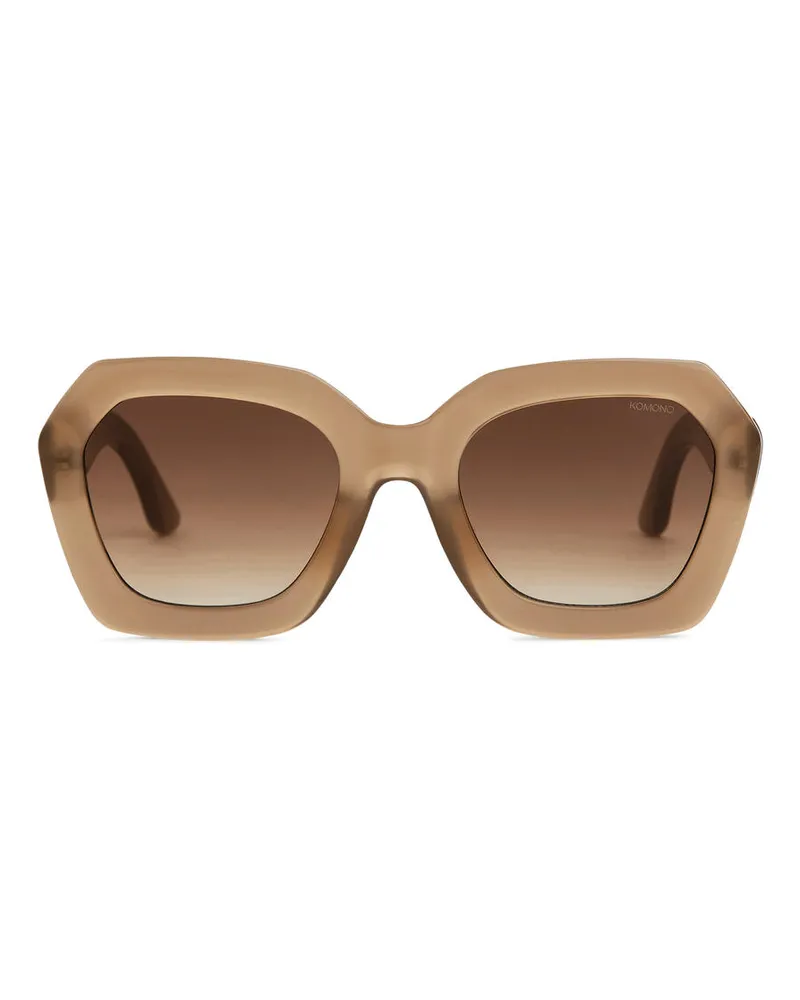 Arket Sonnenbrille Gwen Von Komono - Beige|Braun Beige