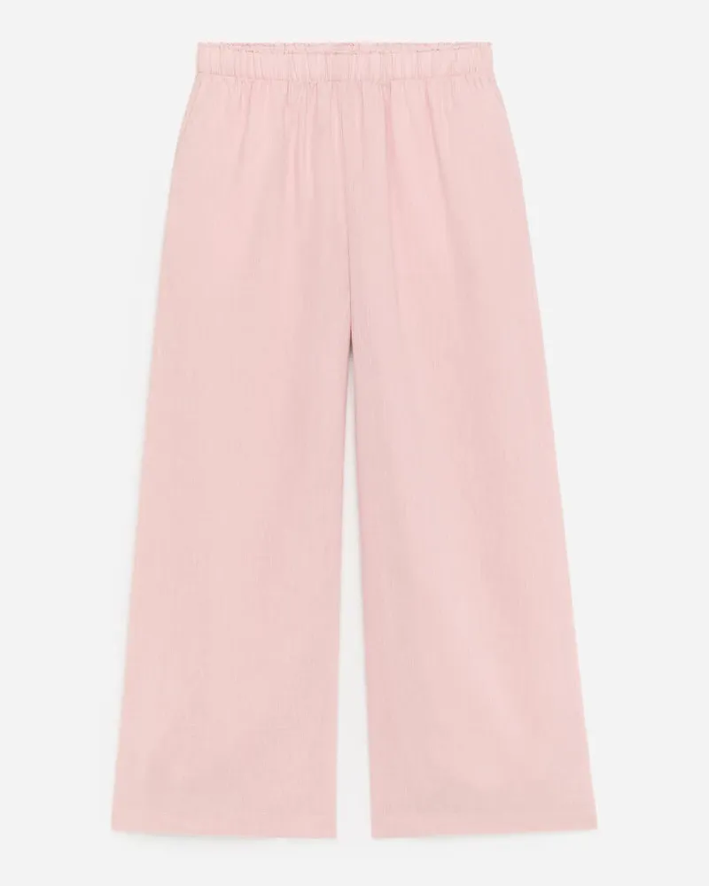 Arket Weite Leinenhose -Rosa Rosa