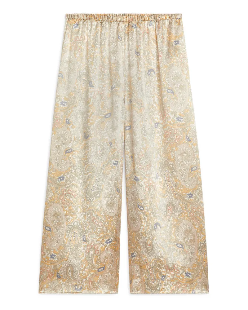 Arket Pyjamahose Aus Seide -Beige Beige
