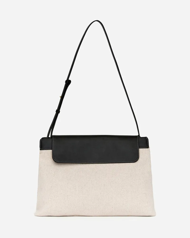 Arket Tasche Aus Canvas Und Leder -Beige Beige
