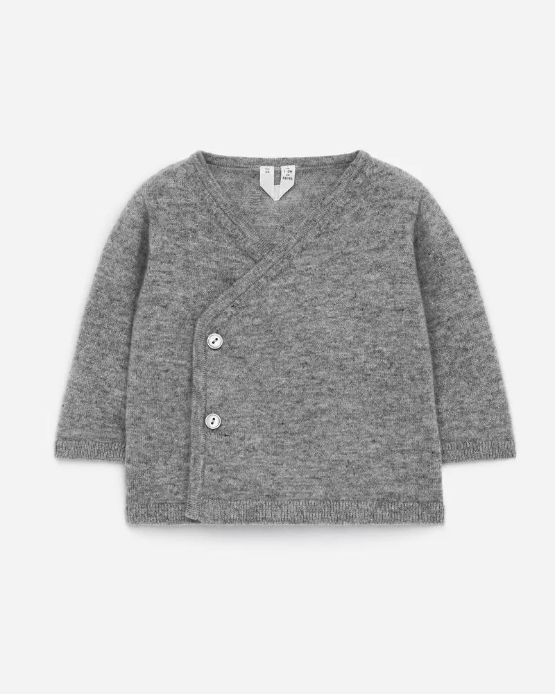 Arket Strickjacke Aus Kaschmir Für Neugeborene - Grau Grau