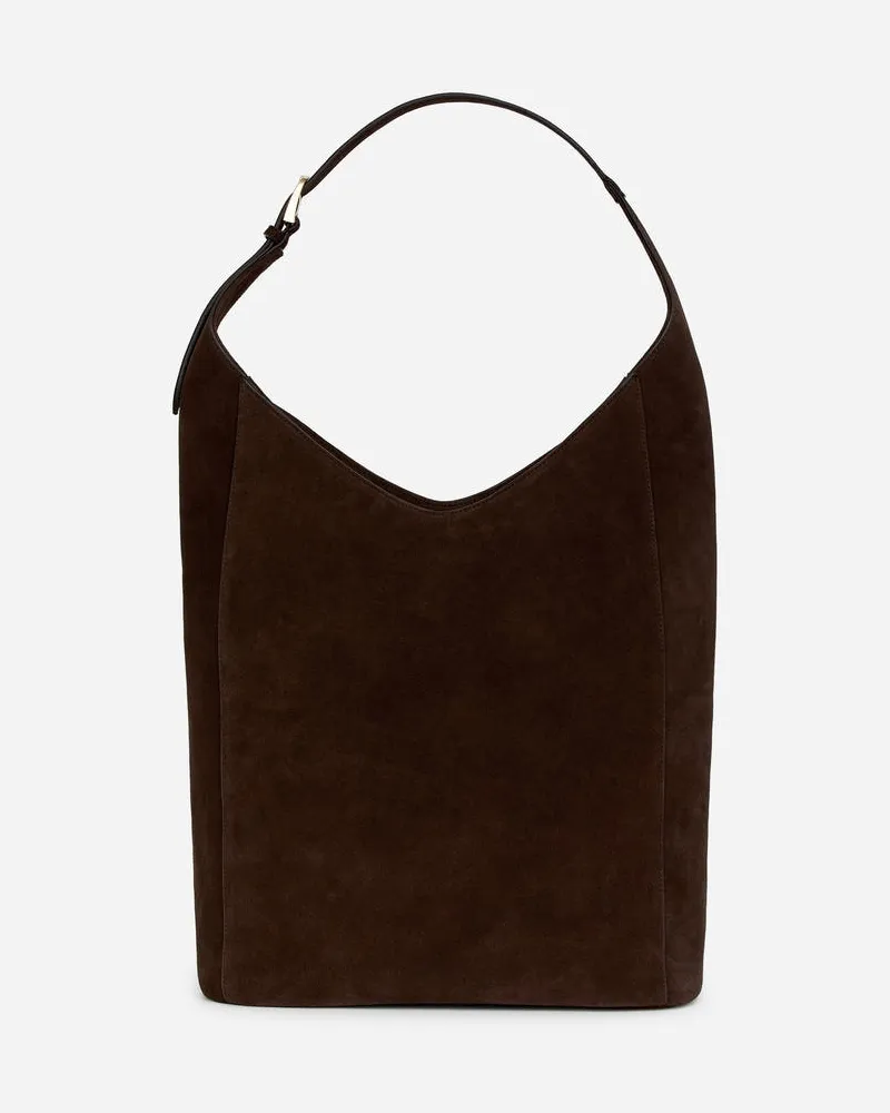 Arket Tragetasche Aus Spaltvelours -Braun Braun