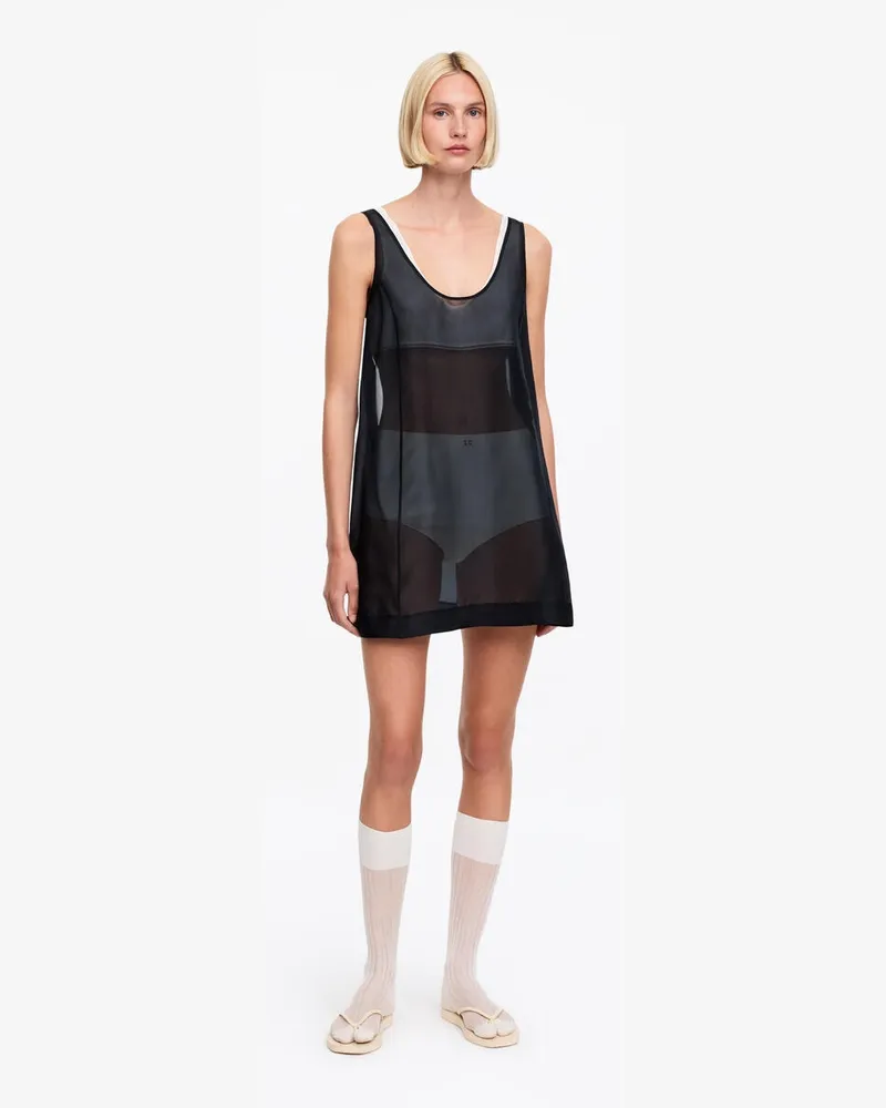 Arket ARKET Und Laila Gohar A-Linien-Minikleid -Blau Blau