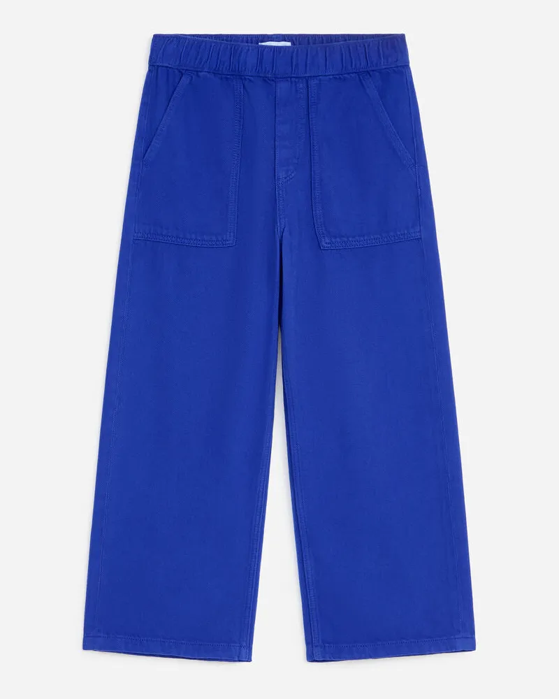 Arket Lockere Workwear-Hose -Blau Blau