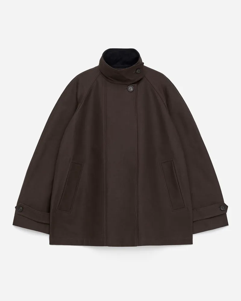 Arket Jacke Mit Cordkragen -Braun Braun