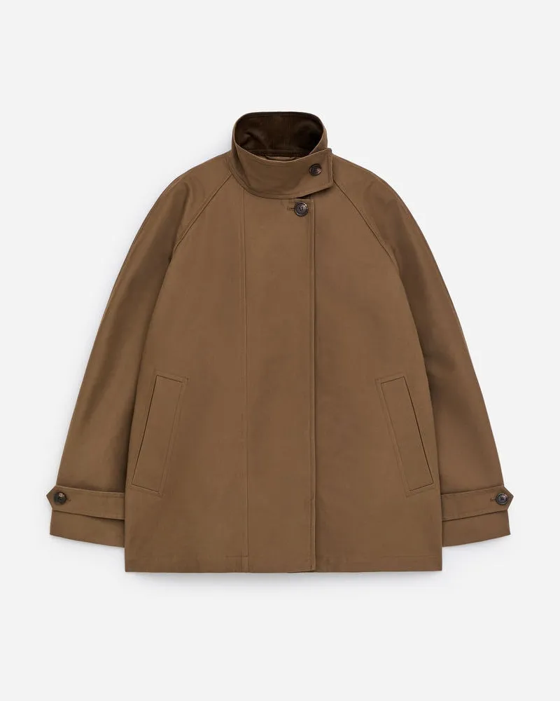 Arket Jacke Mit Cordkragen -Braun Braun