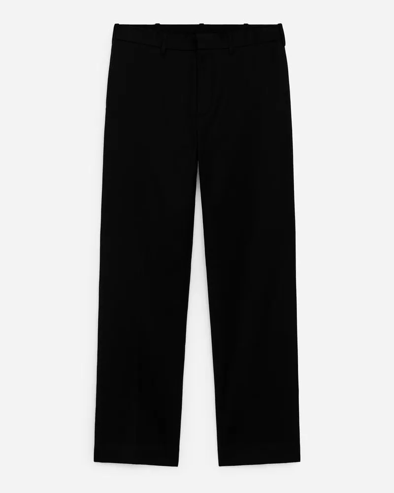 Arket Hose Aus Wolle Und Baumwolle -Schwarz Schwarz