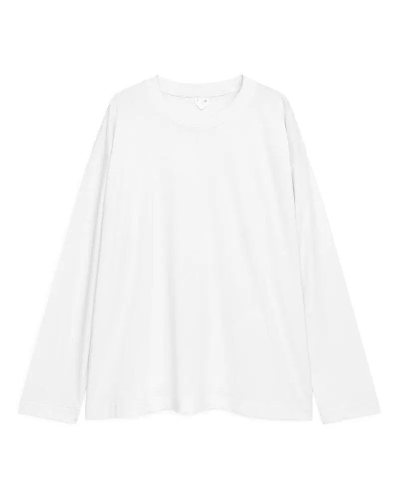 Arket Shiro Lockeres T-Shirt - Weiß Weiß
