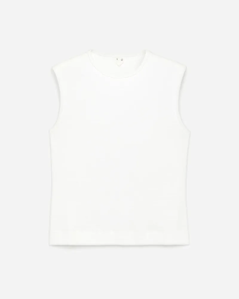 Arket Geripptes Tanktop -Weiß Weiß