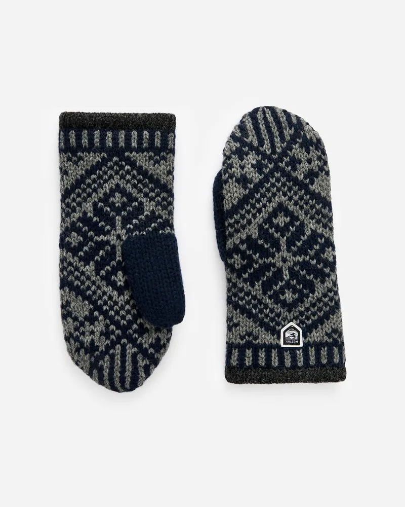 Arket Wollfäustling Nordic Von Hestra -Blau Blau