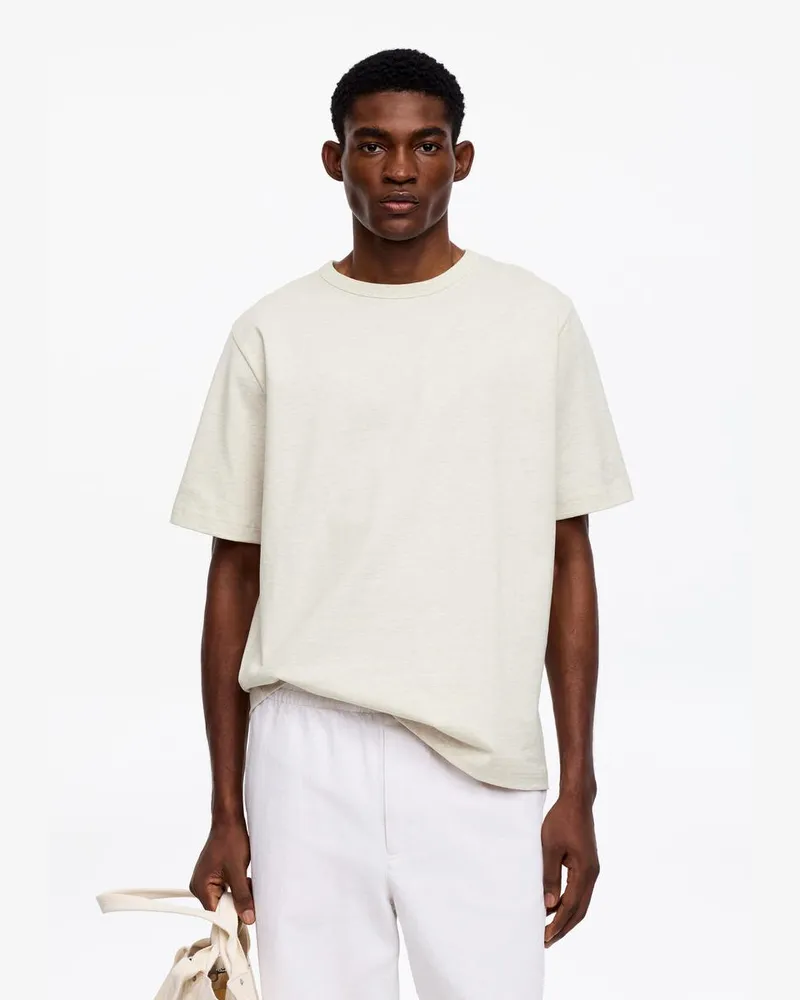 Arket Oversize-T-Shirt 270 GSM -Weiß Weiß