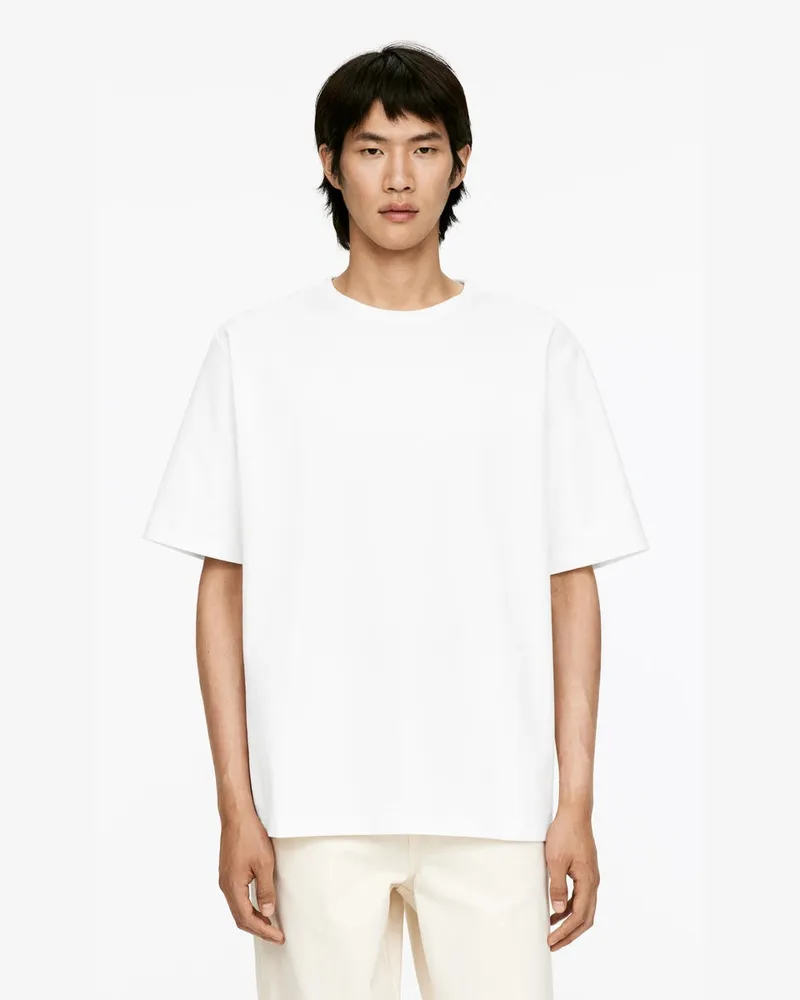 Arket Oversize-T-Shirt 270 GSM -Weiß Weiß
