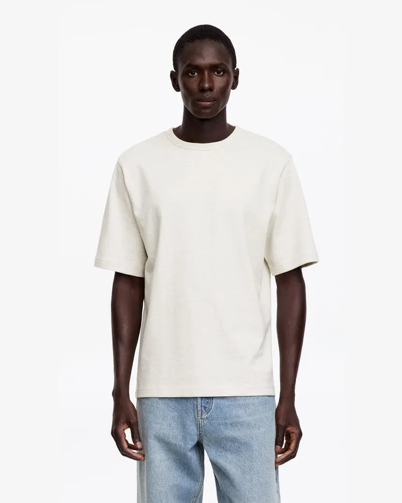Arket Oversize-T-Shirt 270 GSM -Weiß Weiß