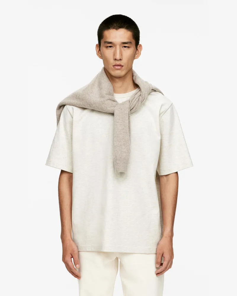 Arket Oversize-T-Shirt 270 GSM -Weiß Weiß