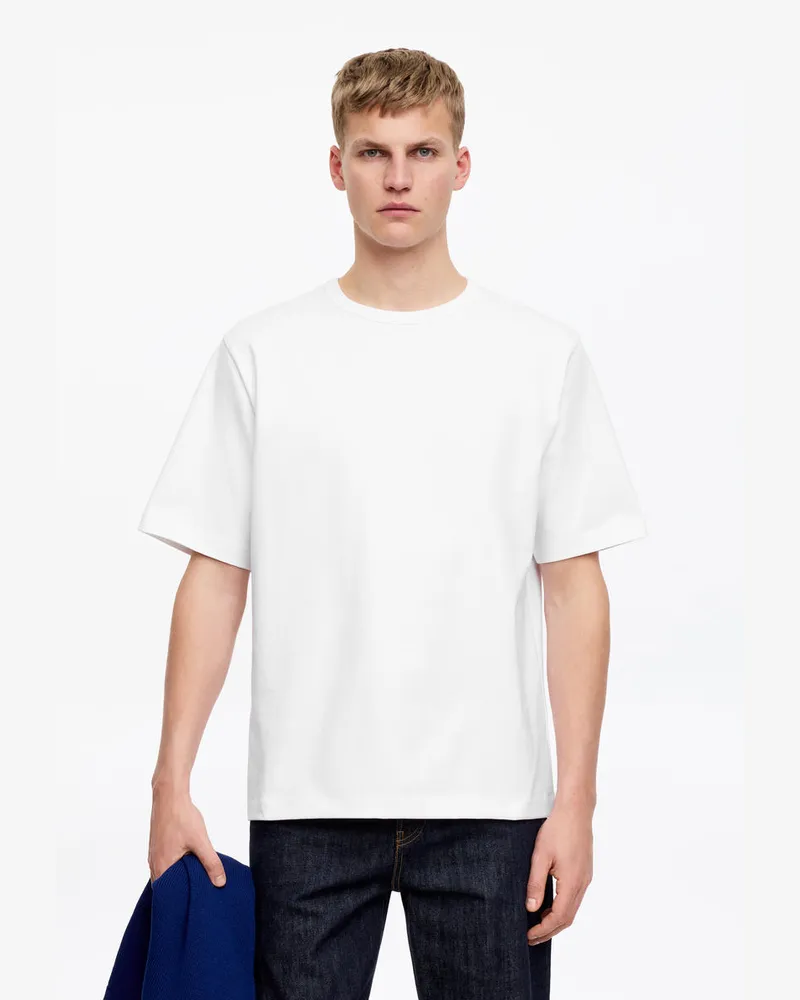 Arket Oversize-T-Shirt 270 GSM -Weiß Weiß