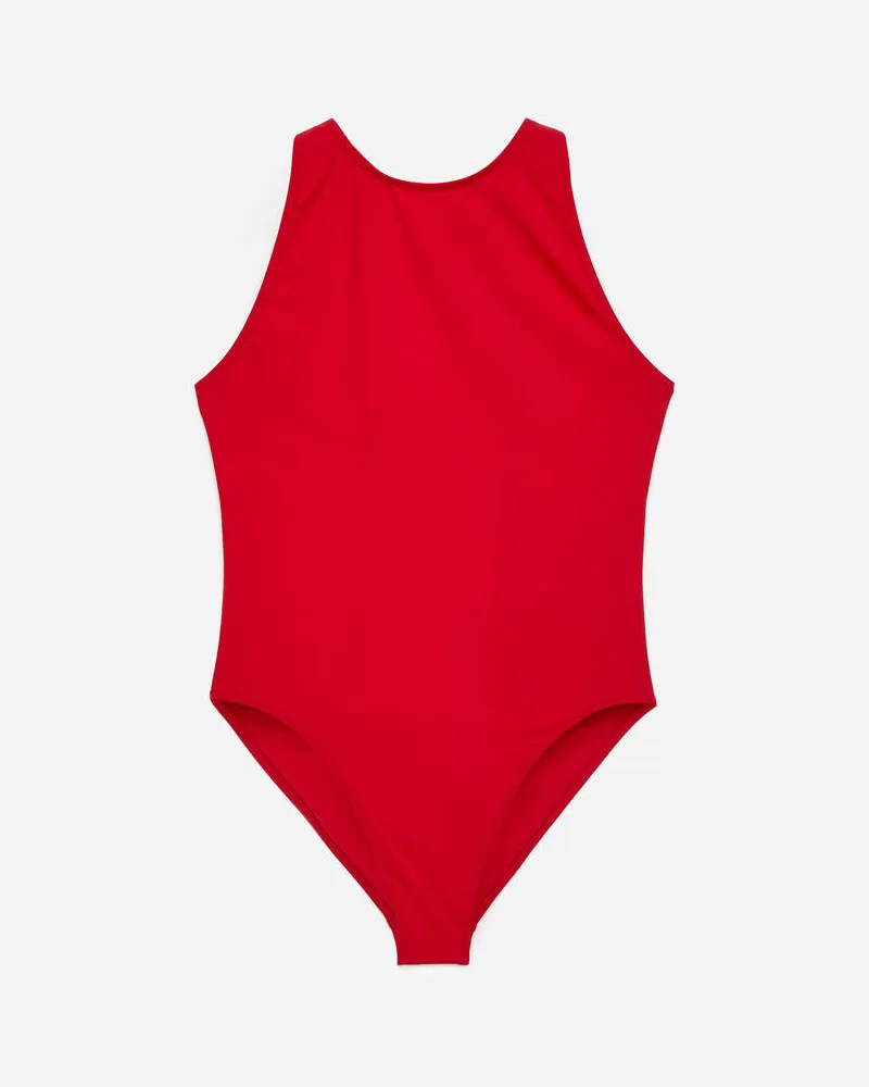 Arket Badeanzug Mit Racerback -Rot Rot
