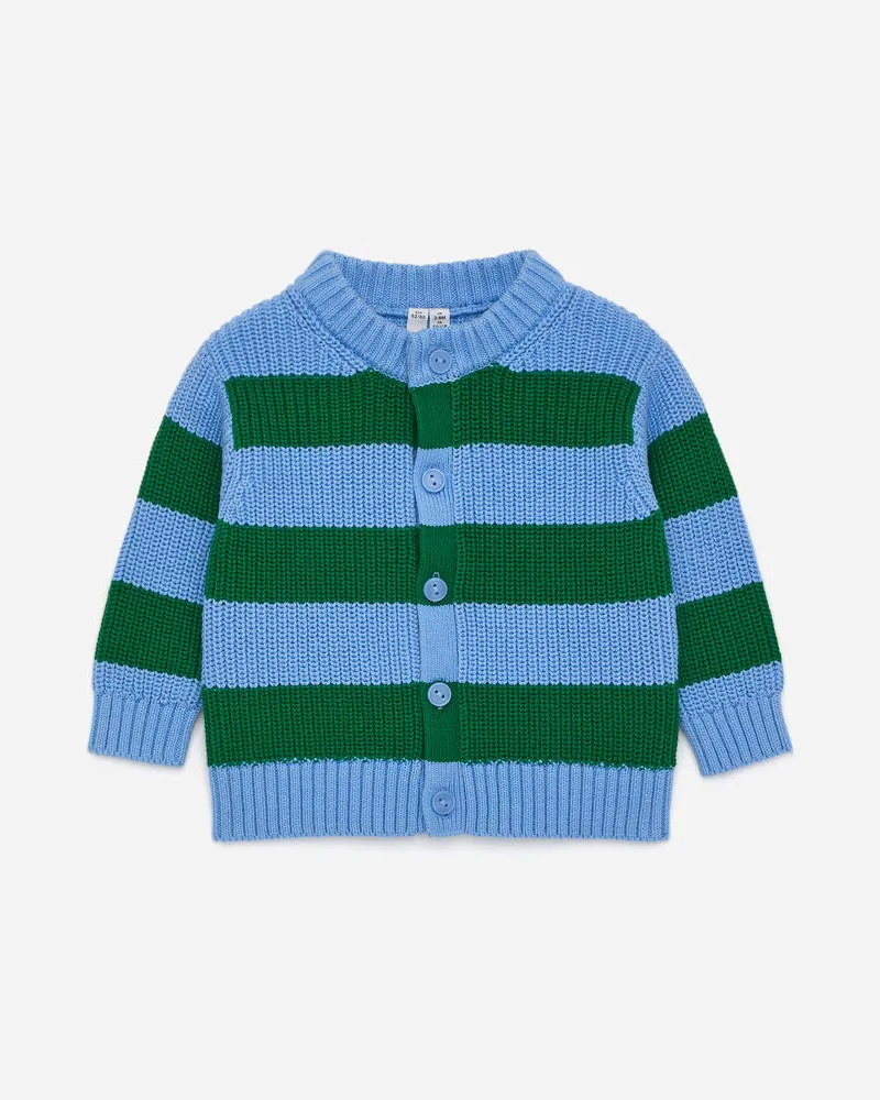 Arket Strickjacke Aus Baumwolle -Blau Blau
