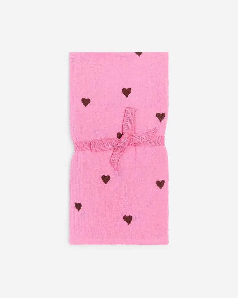 Arket Decke Aus Musselin -Rosa Rosa