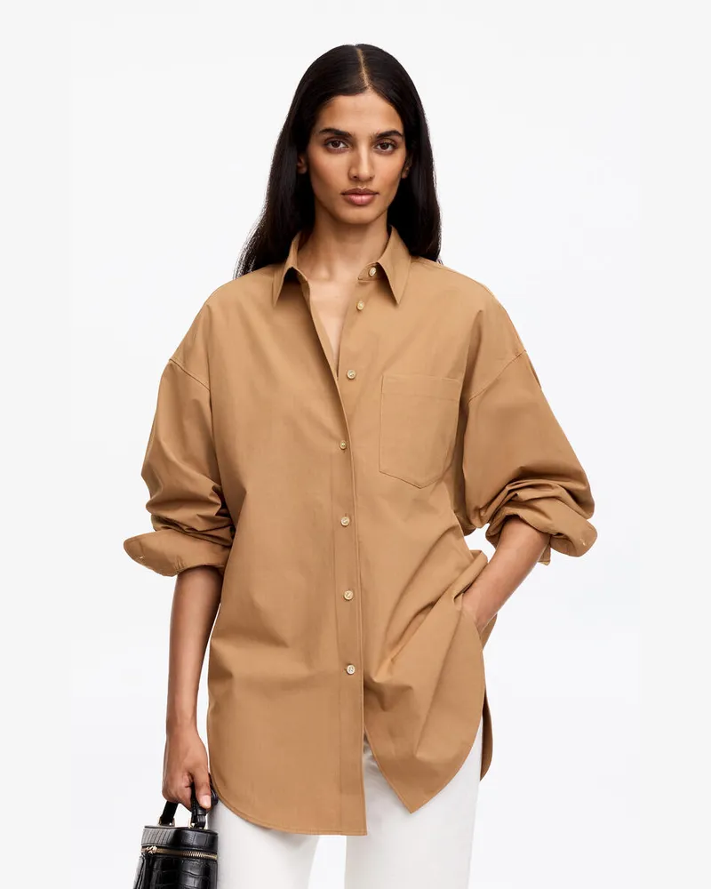 Arket Hemd Mit Dolman-Ärmeln -Beige Beige