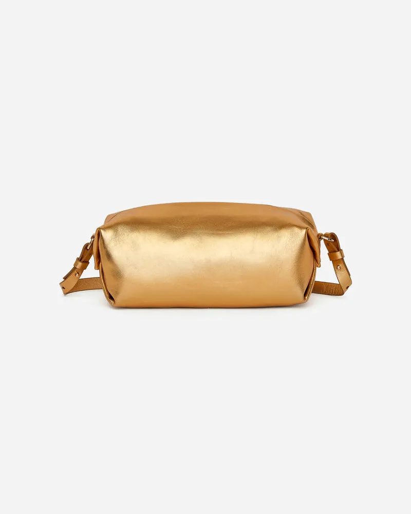 Arket Umhängetasche Aus Leder - Bronze Gold