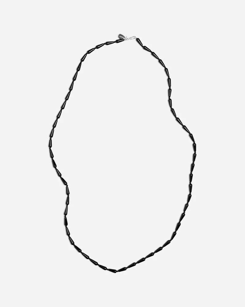 Arket Perlenhalskette -Schwarz Schwarz