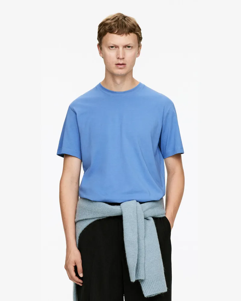 Arket T-Shirt Mit Normaler Passform 170 GSM -Blau Blau