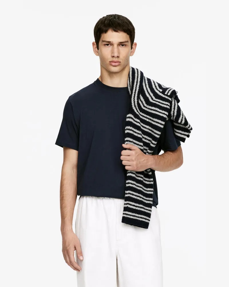 Arket T-Shirt Mit Normaler Passform 170 GSM -Blau Blau