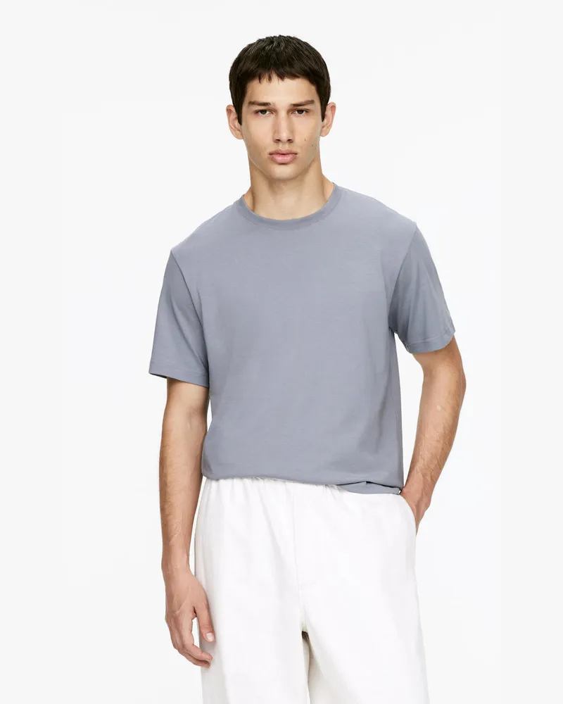 Arket T-Shirt Mit Normaler Passform 170 GSM -Blau Blau