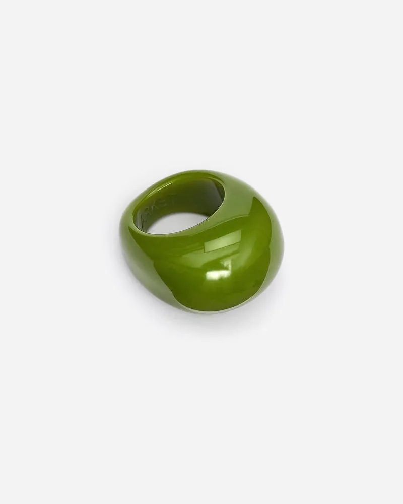 Arket Chunky Ring Aus Harz -Grün Grün