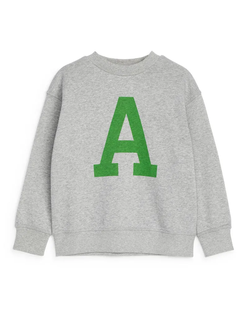 Arket Sweatshirt Mit Print -Grau Grau