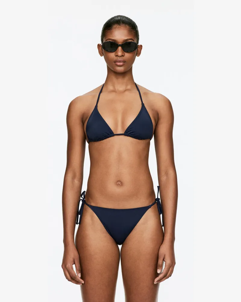 Arket Bikinitanga Mit Schnürung -Blau Blau