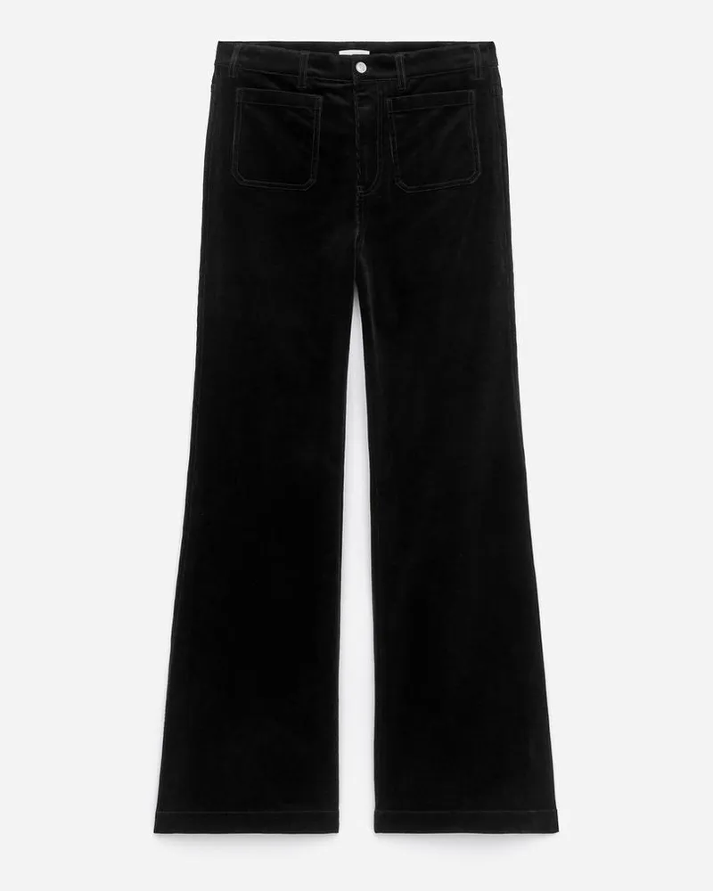 Arket LUPINE Flared Cordhose -Schwarz Schwarz