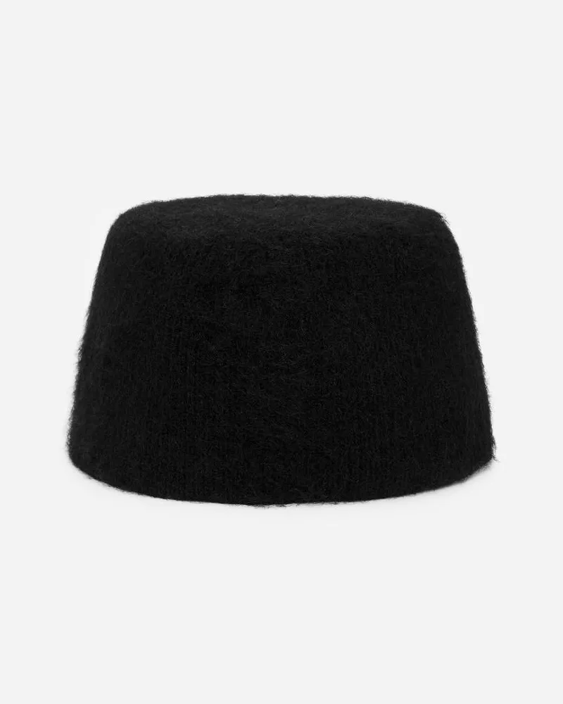Arket Hut Aus Wolle Und Alpakawolle -Schwarz Schwarz