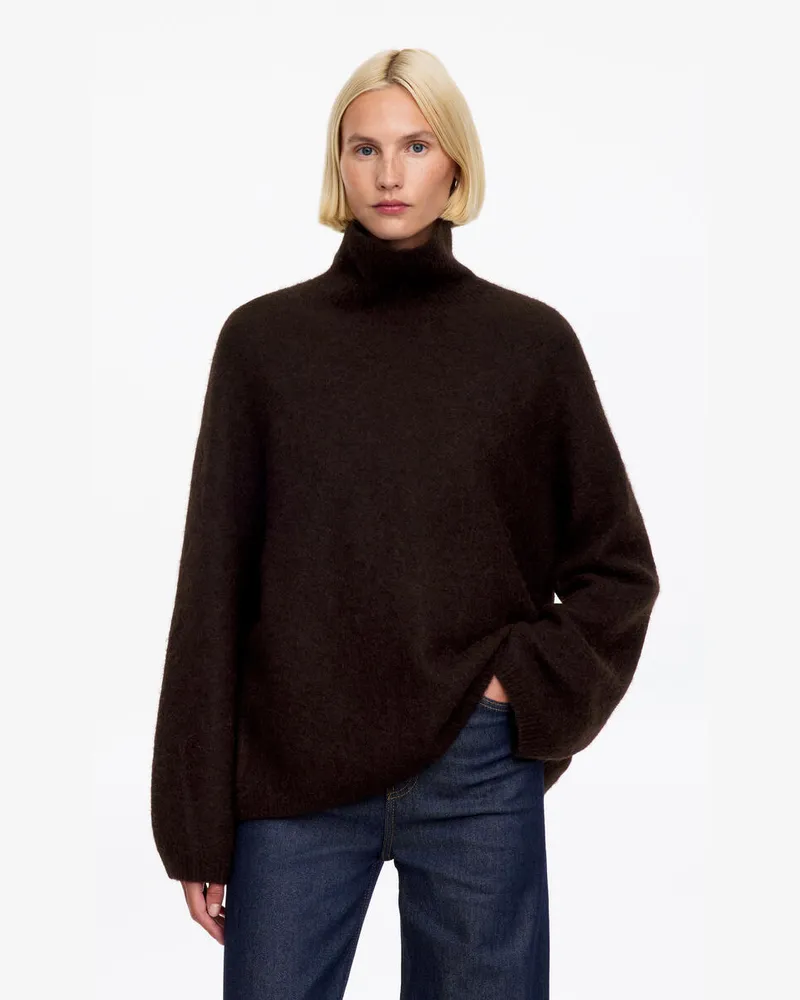Arket Rollkragenpullover -Braun Braun
