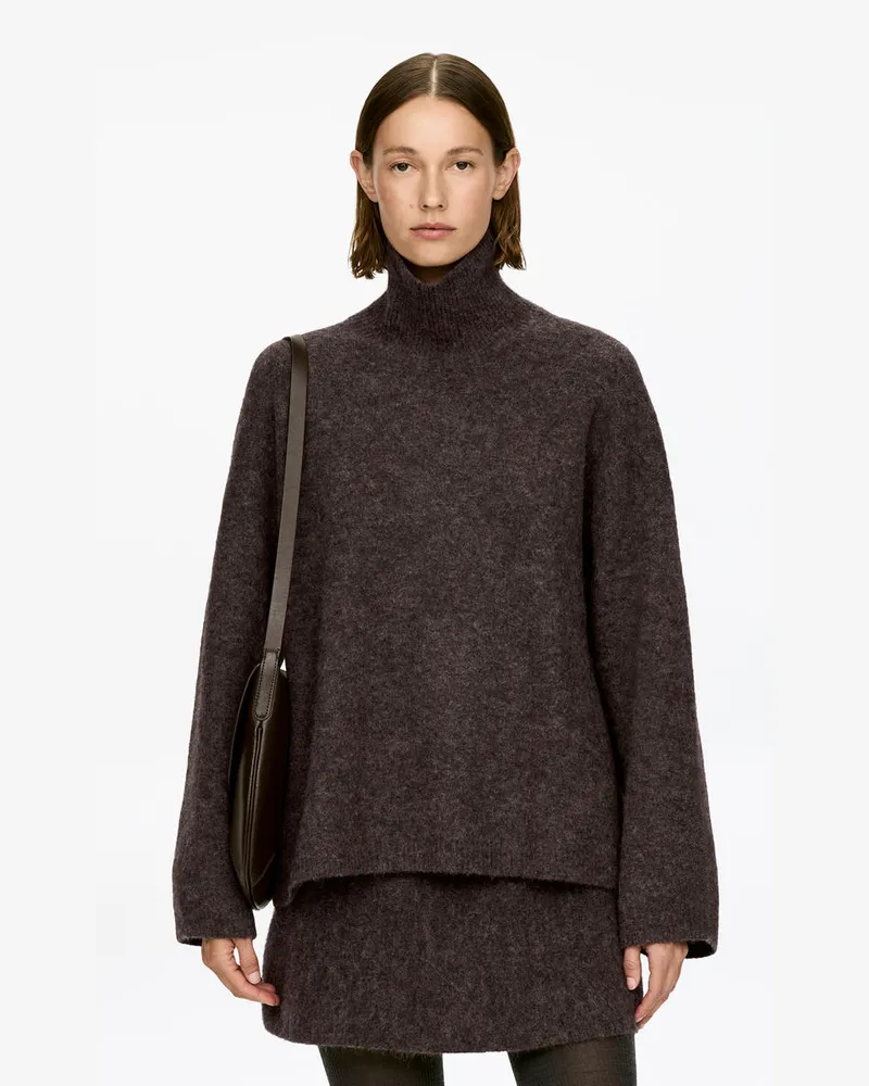 Arket Rollkragenpullover -Braun Braun