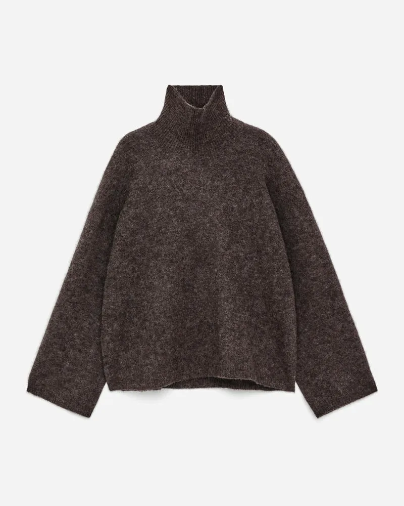 Arket Rollkragenpullover -Braun Braun
