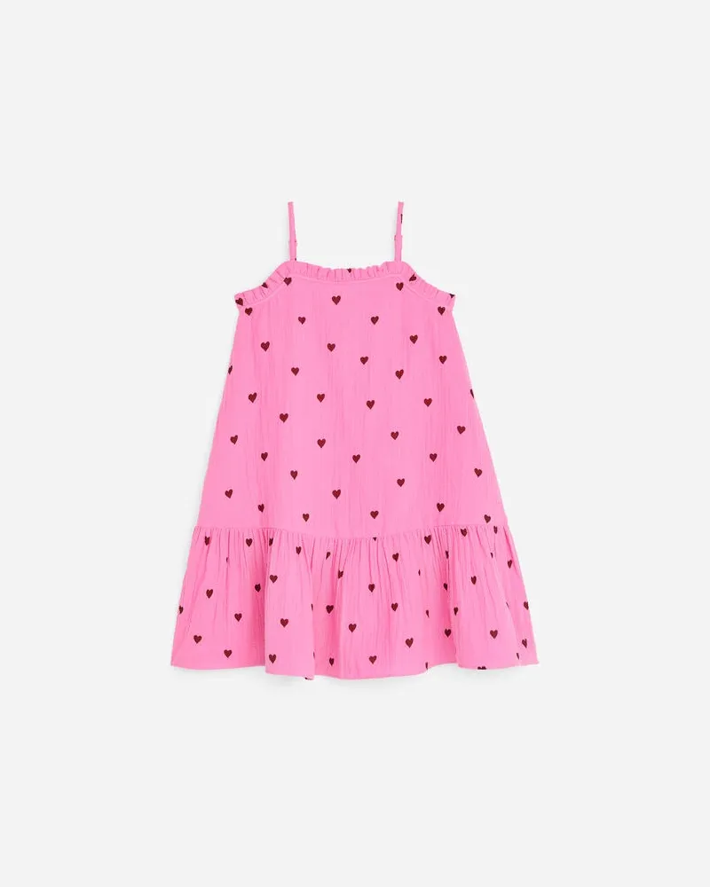 Arket Kleid Aus Baumwollmusselin -Braun Braun