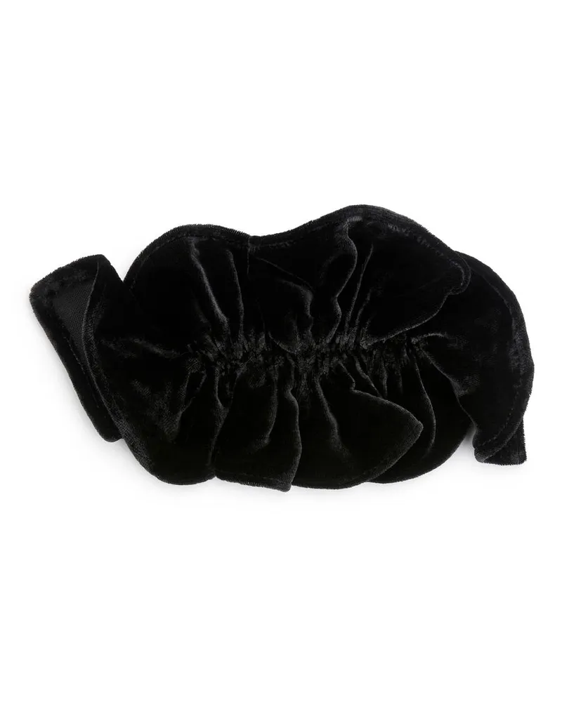 Arket Samt-Haarspange - Schwarz Schwarz