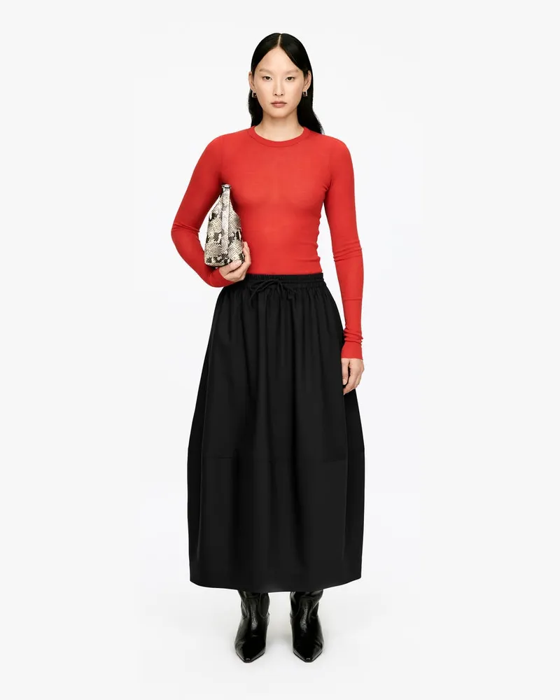 Arket Midirock Mit Barrel-Schnitt -Schwarz Schwarz