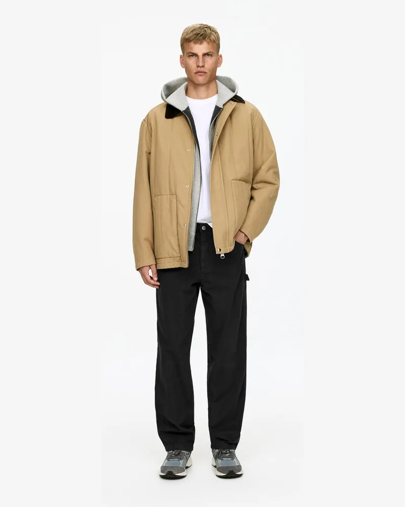 Arket Weite Workwear-Hose -Blau Blau