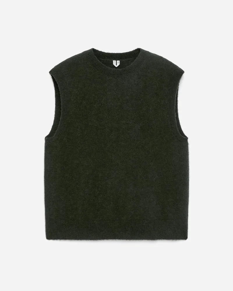 Arket Pullunder Aus Alpakawolle Und Wolle -Grün Grün