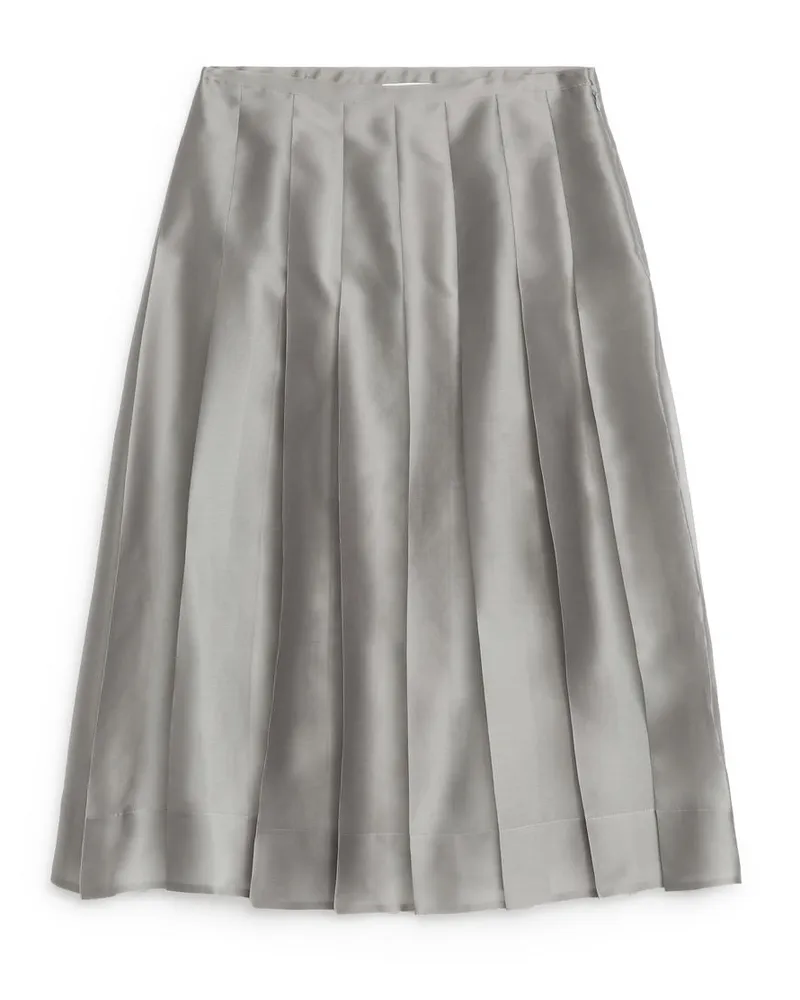 Arket Rock Aus Seidenorganza - Grau Grau