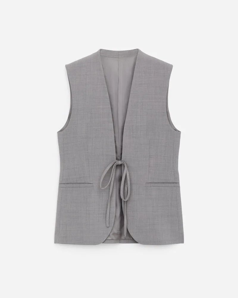 Arket Elegante Weste -Grau Grau