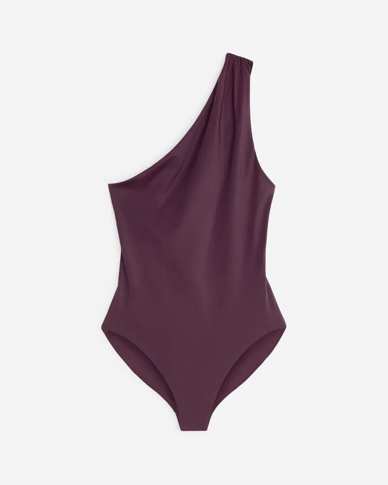 Arket One-Shoulder-Badeanzug -Rot Rot